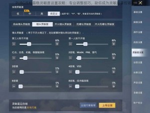 PUBG压枪最稳灵敏度设置攻略：专业调整技巧，助你成为灵敏度掌控高手