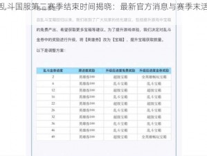 荒野乱斗国服第二赛季结束时间揭晓：最新官方消息与赛季末活动一览