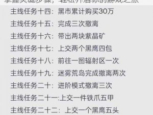 和平精英矩形工厂开启攻略：解锁新玩法，掌握关键步骤，轻松开启你的游戏之旅