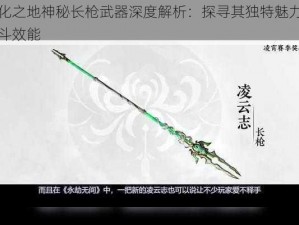 异化之地神秘长枪武器深度解析：探寻其独特魅力与战斗效能