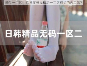 精品一二区、你是在寻找精品一二区相关的内容吗？