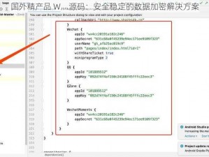 国外精产品 W灬源码：安全稳定的数据加密解决方案