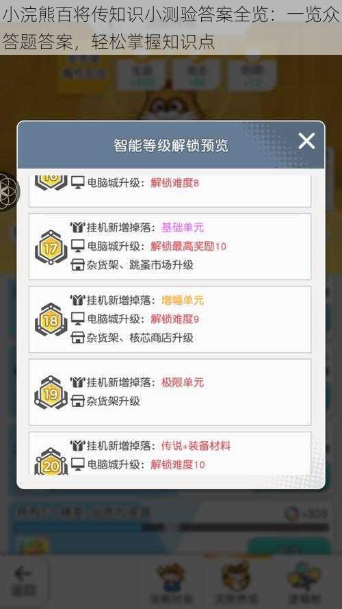 小浣熊百将传知识小测验答案全览：一览众答题答案，轻松掌握知识点