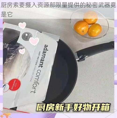 厨房索要摄入资源部限量提供的秘密武器竟是它