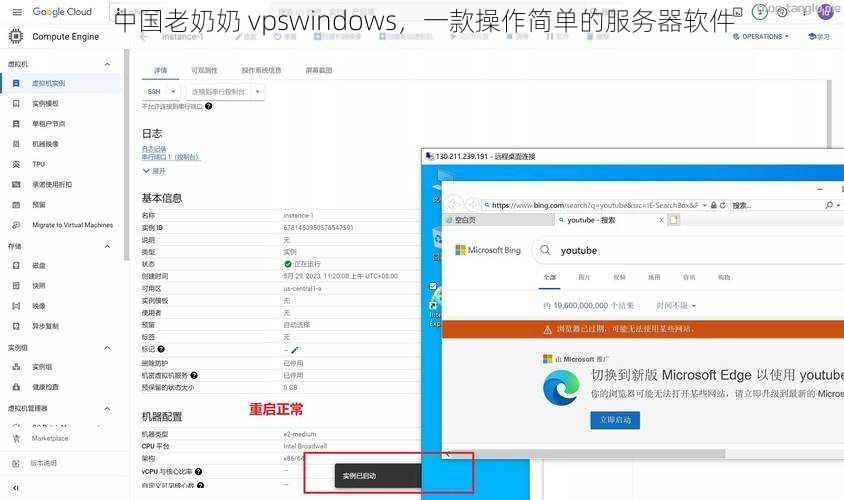 中国老奶奶 vpswindows，一款操作简单的服务器软件