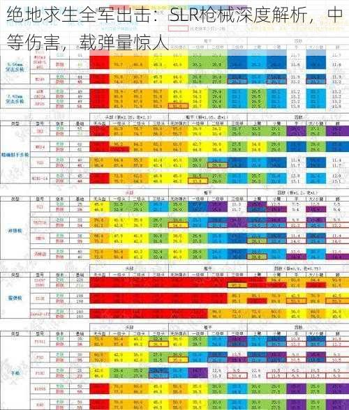 绝地求生全军出击：SLR枪械深度解析，中等伤害，载弹量惊人