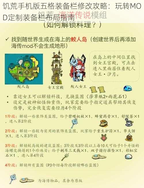 饥荒手机版五格装备栏修改攻略：玩转MOD定制装备栏布局指南