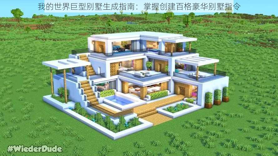 我的世界巨型别墅生成指南：掌握创建百格豪华别墅指令