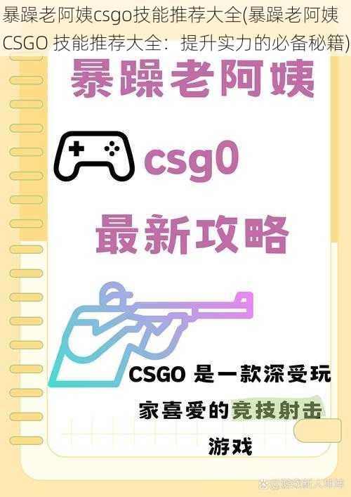 暴躁老阿姨csgo技能推荐大全(暴躁老阿姨 CSGO 技能推荐大全：提升实力的必备秘籍)