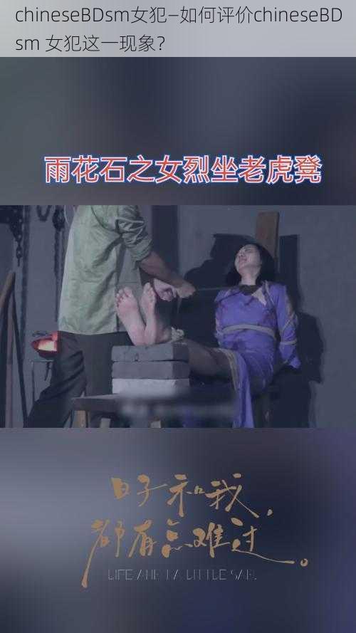 chineseBDsm女犯—如何评价chineseBDsm 女犯这一现象？