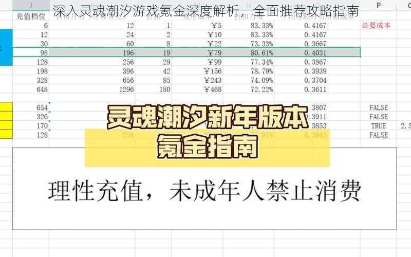 深入灵魂潮汐游戏氪金深度解析，全面推荐攻略指南