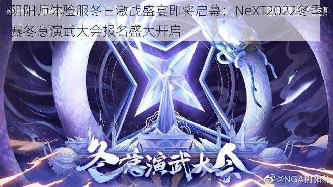 阴阳师体验服冬日激战盛宴即将启幕：NeXT2022冬季赛冬意演武大会报名盛大开启