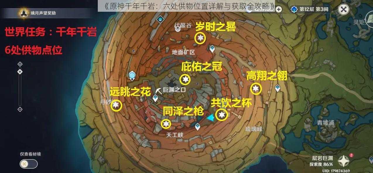 《原神千年千岩：六处供物位置详解与获取全攻略》